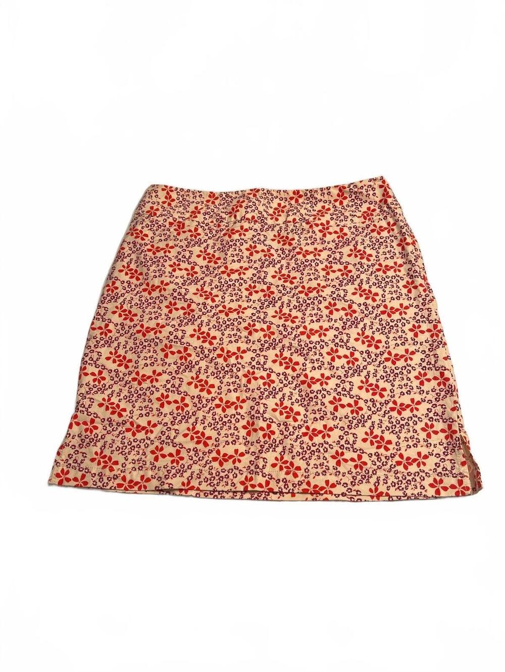 GAP Floral Print Cotton Blend Skirt Size 8